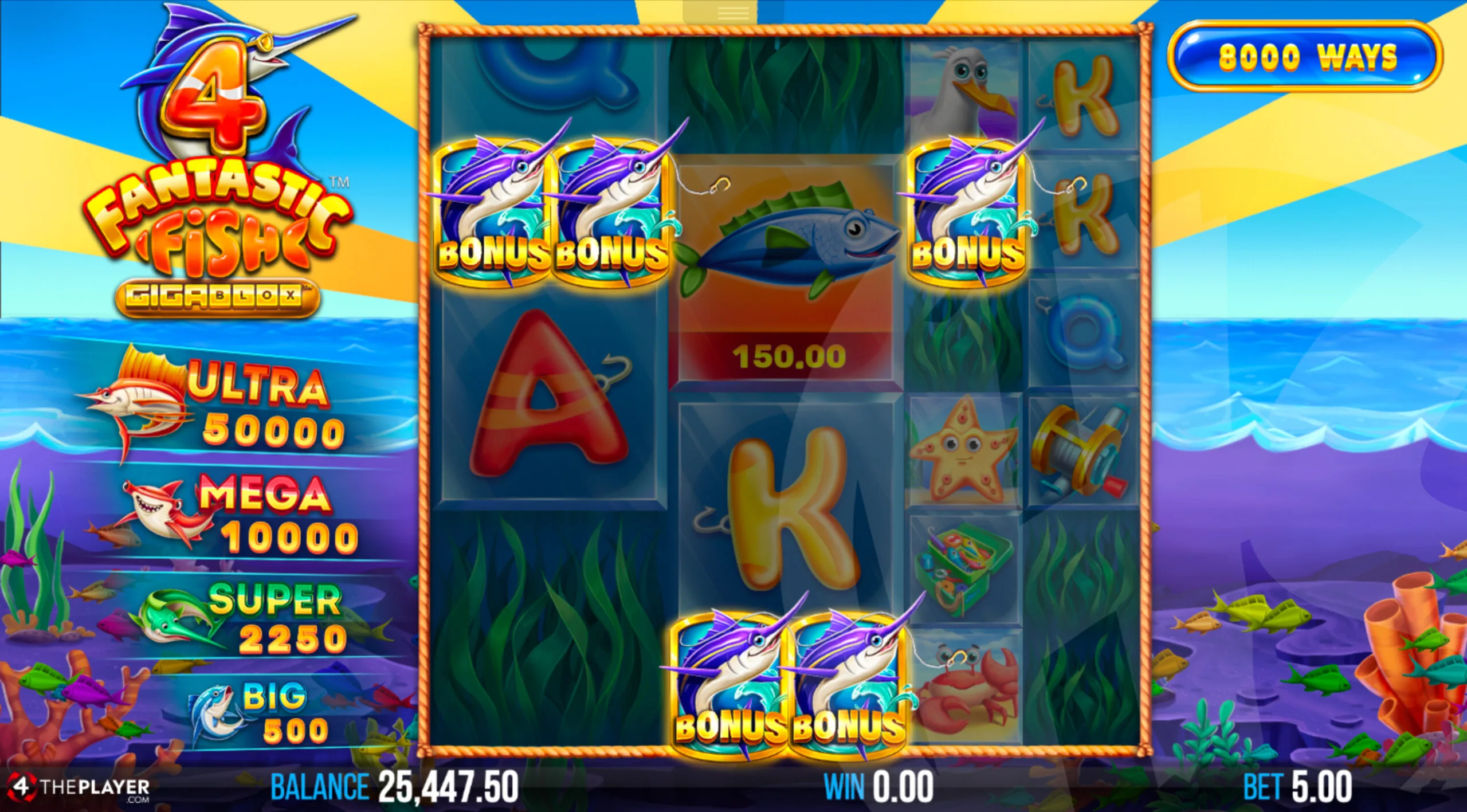 4 Fantastic Fish Gigablox Slot Review pic 1